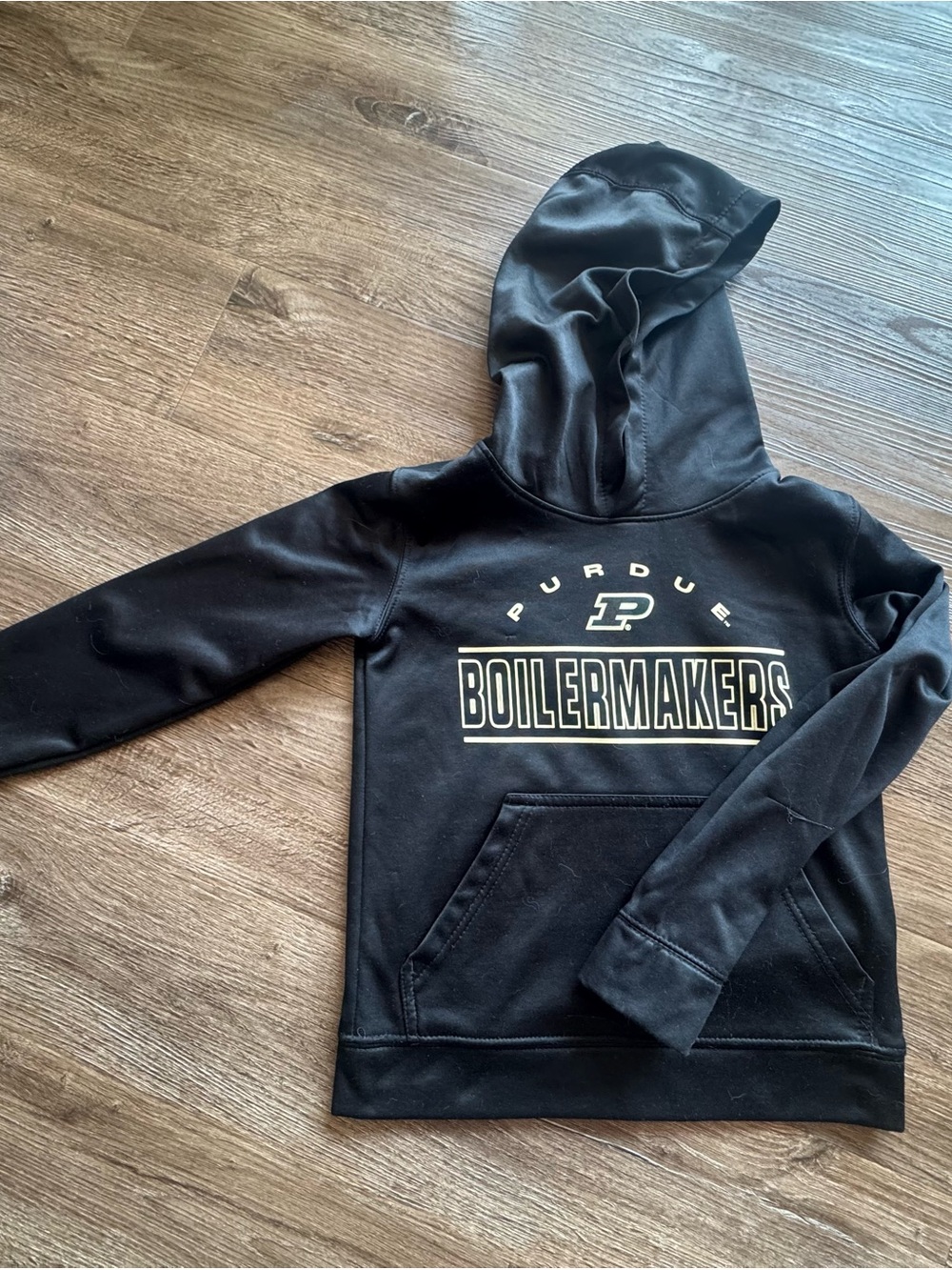 Boilermakers Black Hooded Sweatshirt